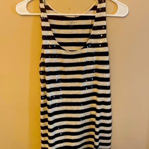 Ann Taylor LOFT sequined tank top